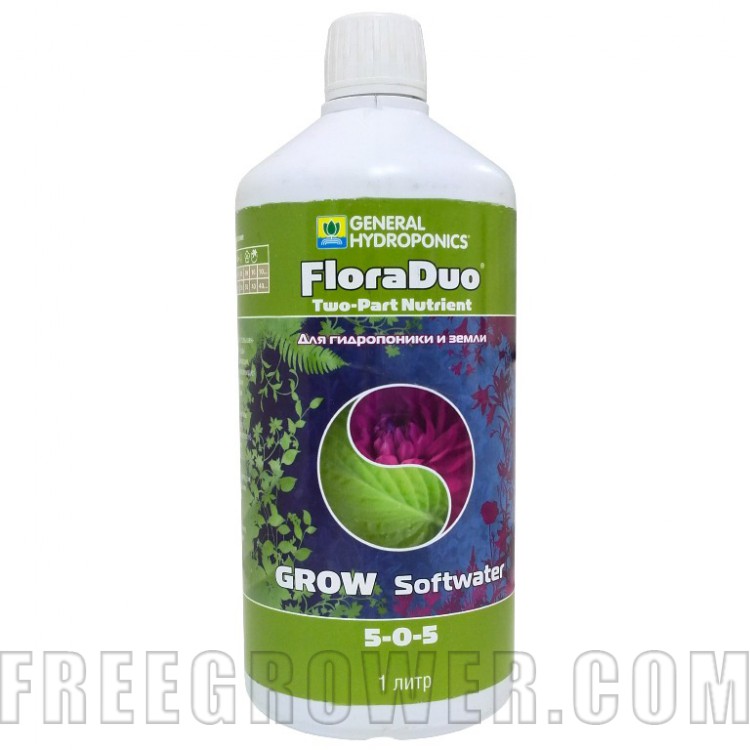 Удобрение FloraDuo Grow SW для мягкой воды 1 л