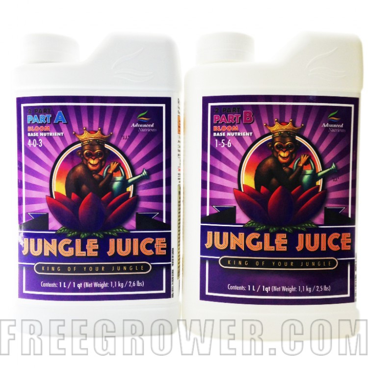 Удобрение Jungle Juice Bloom A+B 1 л